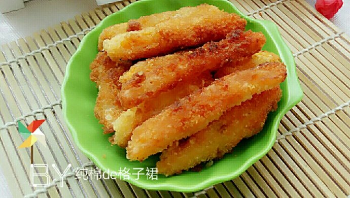 【香炸黄金瓜】