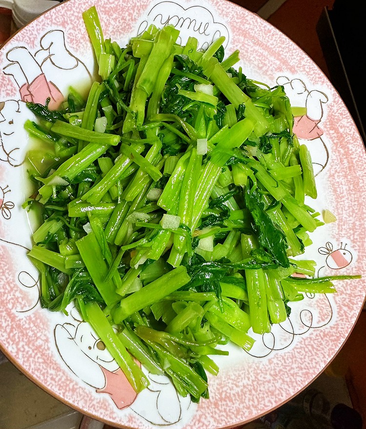 蒜蓉空心菜的做法