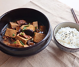 私房菜|冻豆腐烧香菇的做法