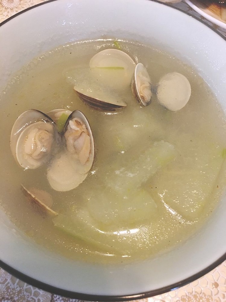 冬瓜蛤蜊汤（清淡美味，减肥好代餐！）的做法