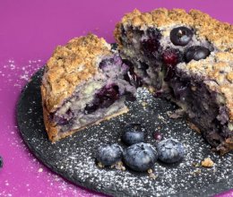 低调奢华有内涵，小酥粒蓝莓蛋糕！的做法