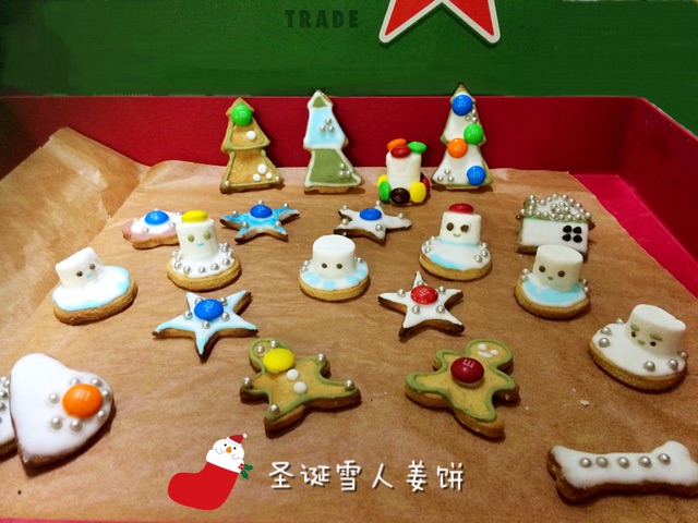 圣诞雪人姜饼的做法图解19