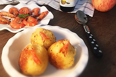（儿童食谱）土豆泥裹虾