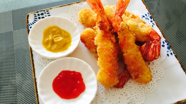 日式炸虾/黄金炸虾的做法
