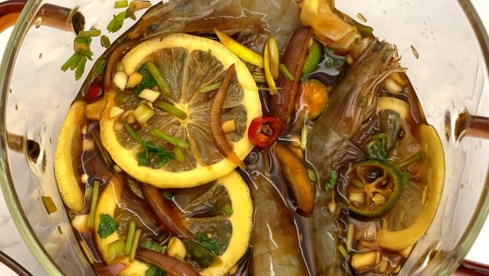生呛虾 原来这样做真的不会有腥味