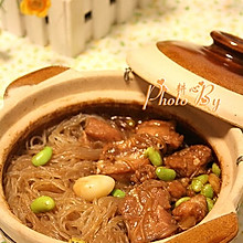 虾酱排骨粉丝煲