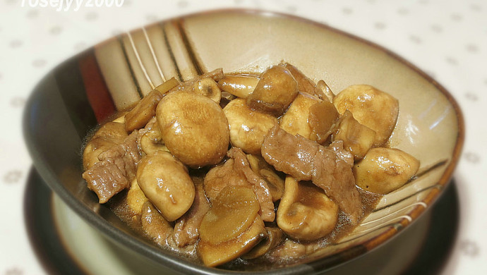 蠔油蘑菇牛肉