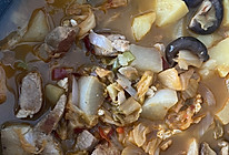 家常版辣白菜炖豆腐汤的做法