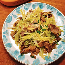 韭黄炒牛肉