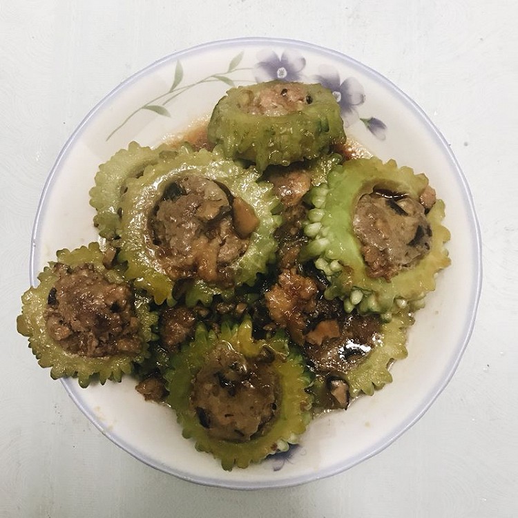 家常菜酿苦瓜的做法