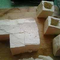 豆腐盒子蒸肉的做法图解3