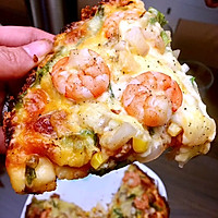 鲜虾披萨的做法图解4
