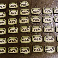 抹茶熊猫饼干的做法图解15