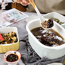 超下饭看这里：东安蒸鸡翅+豌豆尖蔬菜团子+菌菇乌鸡汤