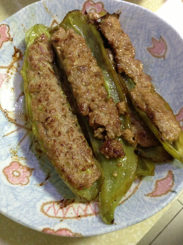 虎皮尖椒釀肉的做法_菜譜_豆果美食