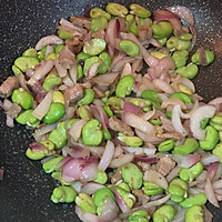洋葱蚕豆炒肉的做法图解8