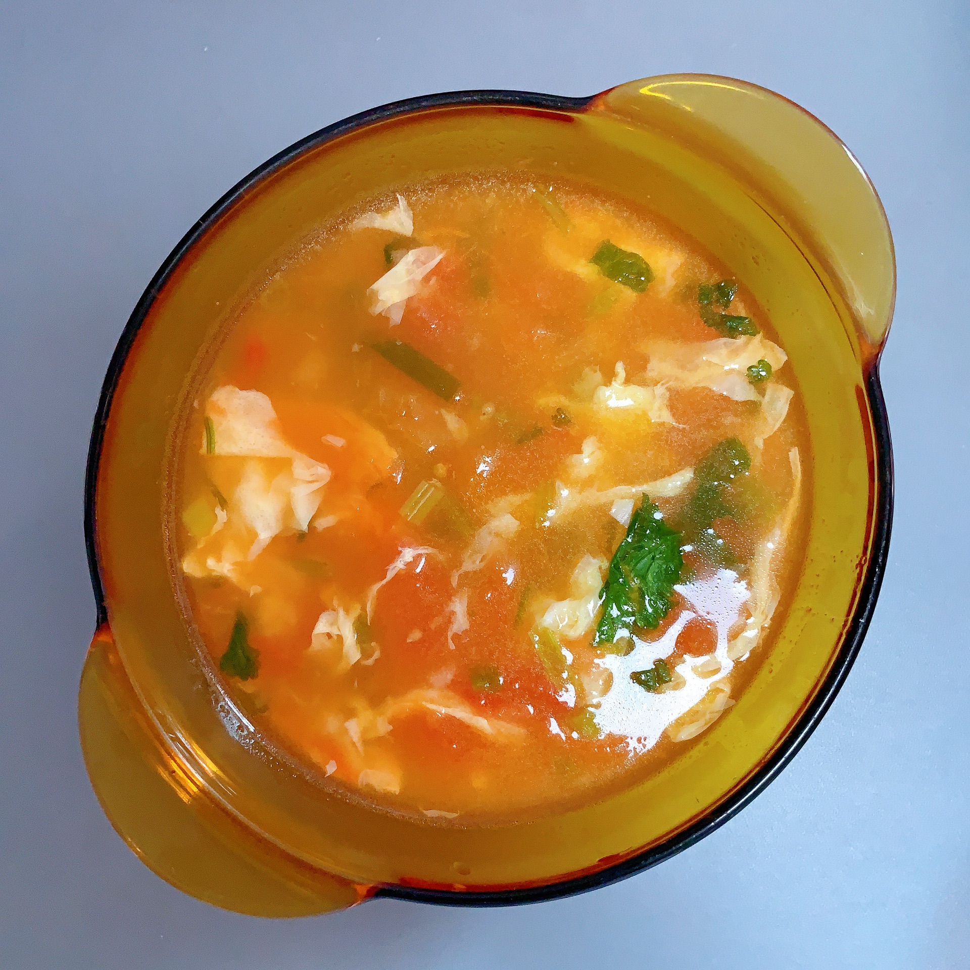 Invincible tomato and egg soup
