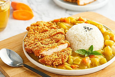 咖喱鸡排饭