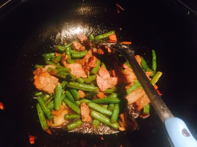 肉炒豆角的做法图解5
