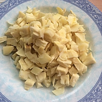 杂酱（笋炒腊肉炒豆干）的做法图解4