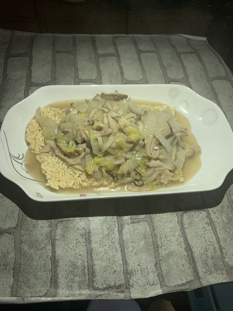 羊肉三鲜锅巴的做法