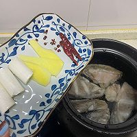 #冬季滋补花样吃法#清炖羊排白萝卜汤的做法图解3