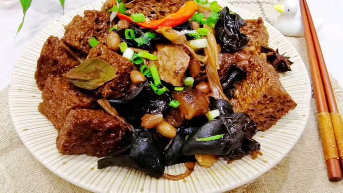 经典素菜，四喜烤麸