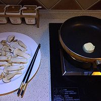 香煎松茸的做法图解4