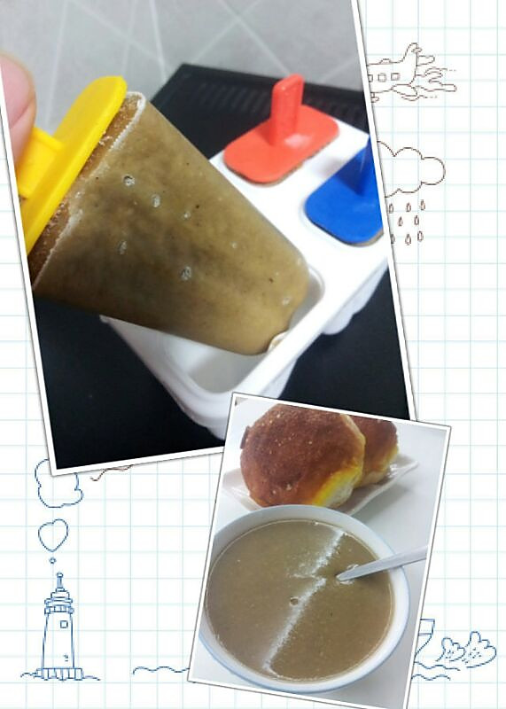 红糖绿豆蓉冰棍（绿豆沙）