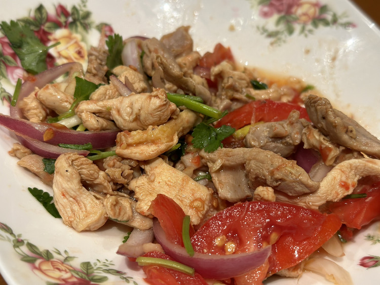 泰式凉拌鸡腿肉 牛肉 猪肉5的做法