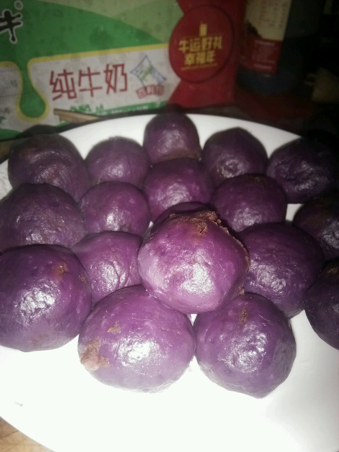 椰蓉紫薯糯米球怎么做_椰蓉紫薯糯米球的做法_深圳扁扁_豆果美食