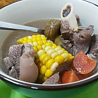板栗胡萝卜玉米羊肉汤的做法图解4