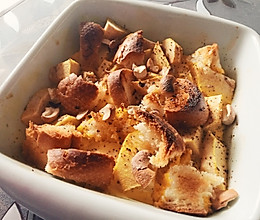 烤箱版——面包苹果布丁的做法