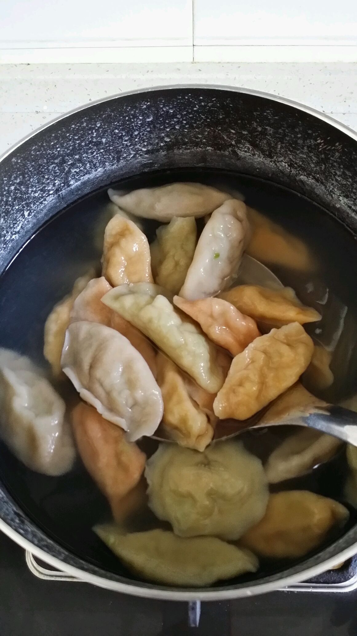 菜色饺子的做法图解6