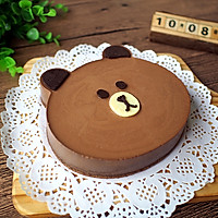 布朗熊&可妮兔（巧克力&酸奶慕斯蛋糕）的做法图解15
