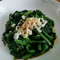 凉拌菠菜的做法图解4