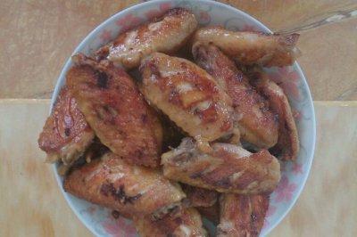 烧烤味炸鸡翅