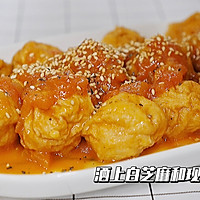 #我心中的冬日限定#番茄虾滑酿油面筋的做法图解17