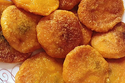 红豆馅南瓜饼
