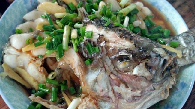 简易清蒸福寿鱼的做法