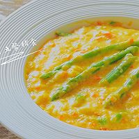 南瓜蔬菜浓汤 宝宝辅食，胡萝卜+奶粉+芦笋的做法图解11