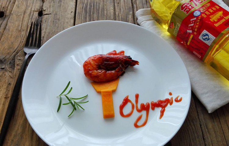 奥运圣火之茄汁虾的做法