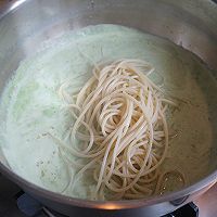 菠菜奶油意面#东菱水果豆浆机#的做法图解9