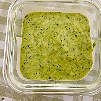 辅食日记—西兰花蛋黄小方糕的做法图解4