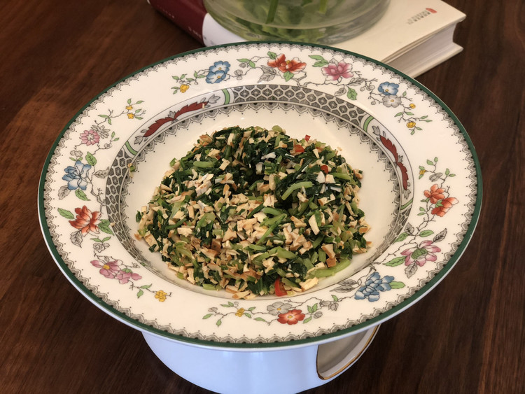 餐桌上的春天|马兰头豆干的做法