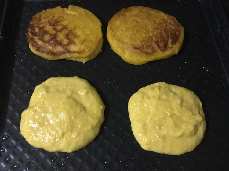 南瓜松饼的做法图解4