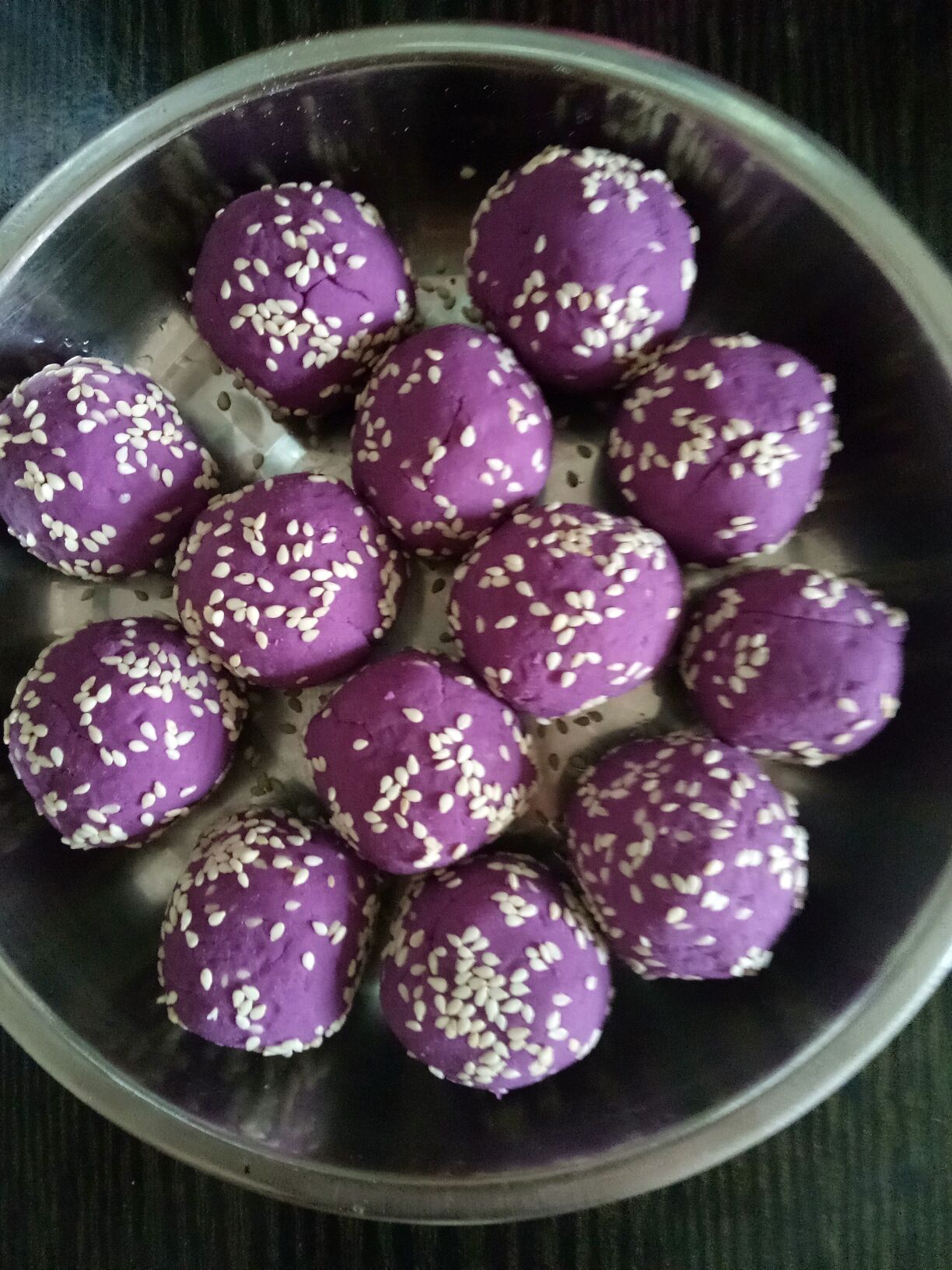 西米紫薯球怎么做_西米紫薯球的做法_青水zy_豆果美食