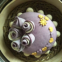 紫薯玫瑰花蛋糕的做法图解23