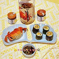 #秋日品蟹 邂逅好味道#大闸蟹菌菇蟹黄寿司山姆有约深秋进补的做法图解1