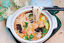 番茄肉丸米线的做法